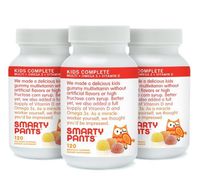 SmartyPants Children's Gummy Multivitamin with Omega-3 and Vitamin-D, 3-Count (Pack of 3)