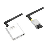 Walmeck 5.8G 200mW FPV Video Audio 8CH AV Transmitter TX 5.8GHz RX Receiver Set 2KM 2000M