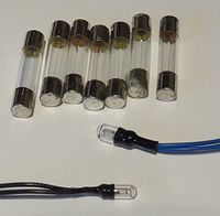 Complete Lamp Kit for Marantz 2216B - with 8v 200ma Fuse Lamps