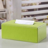 T-ZJHC Hotel Napkin Carton Tray Creative Home, Green 1656, 25.00 14.00 9.50cm