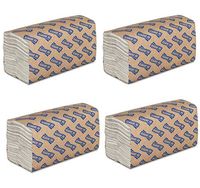 Genuine Joe GJO21100 MultifoCSLD Towels, 9.5" x 9.10", Pack of 16 (4 Cases)