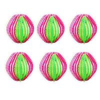 6PCS Non-Toxic Dryer Balls Washer and Dryer Ball Remove Hair or Lint on Clothes in The Washing Machine Reduces Clothing Wrinkles and Saves Drying Time, Reusable