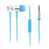 Wensltd Clearance! Universal 3.5mm in-Ear Stereo Earbuds Earphone with Mic for Cell Phone (Blue)