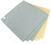 DRI Window Cleaning Cloths, Set of 6(Blue/Yellow)