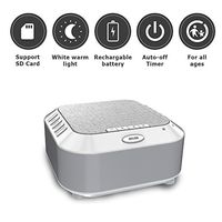 ILYO White Noise Machine, Baby Sleep appease 3 Gear Timing 15/30/60 Minutes with Night Light Sleep Automatic Off Timer Music Sleeper Natural White Noise Machine Sleep Therapy