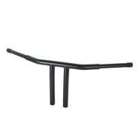 XFMT 1-1/4" Fat Black 11.5" Rise T-Bar Handlbar Hanger Compatible with Harley Dyna Custom FLD
