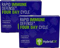 HybridCR Rapid Immune Defense by Hybrid Remedies | Pharmacist Formulated Natural Herbal Formula to Support Immune Response | Gluten-Free Non-GMO Natural Remedy | 24 Capsules in 2 Dose Packs…