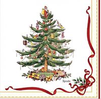 spxi40L Spode Christmas Tree Paper Luncheon/Dinner Napkins 40 Ct