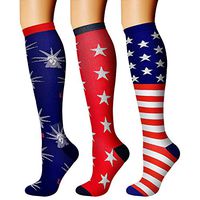 CHARMKING Compression Socks (3 Pairs) 15-20 mmHg is Best Athletic & Medical for Men & Women, Running, Flight, Travel, Nurses, Edema - Boost Performance, Blood Circulation & Recovery (L/XL,Assorted 12)