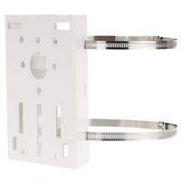 BeElion(TM) Universal Metal Pole Column Vertical Pole Mount Bracket for CCTV Wall Mounts Dome Cameras PTZ