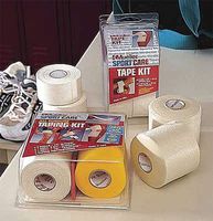 Athletic Tape Kit, White, 1-1/2 in. W, 10 yd.