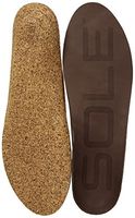 Sole Unisex Casual Thick Cork Leather Insoles, Men's 3 / Women's 5