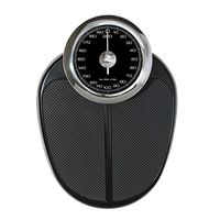 Lcxliga Professional Analog Mechanical Dial Bathroom Scale, Cold Rolled Steel Material,Body Scales Big Foot Pound 400 Lb