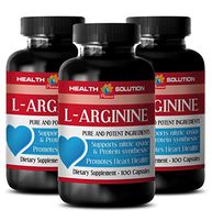 L-arginine 500mg - L-ARGININE 500MG - lean muscle mass (3 Bottles)