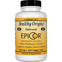 Healthy Origins EpiCor (Clinically Proven Immune Support) 500 mg, 1Pack (150 Vcap Each )