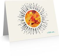 Sun Note Cards (24 Cards and Envelopes) Sun Thank You Cards
