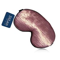 DiLan Sleep Mask 100% Natural Silk Eye Mask Sleeping, Super Smooth Comfortable Pearlescent Fabric Mask Blindfold with Adjustable Strap for Women, Men - Pearlescent Pink