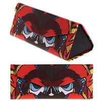 Momoso_Store Triangle Foldable Collapsable Glasses Case Cartoon Animal Eyeglasses Sunglasses Caee Box (H)
