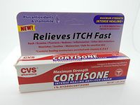 CVS Cortisone Cream Itch for Rash Eczema Redness Inflammation Irritation