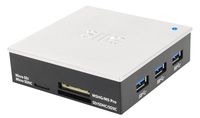 SIIG USB 3.0 & 2.0 Hub with Card Reader and 5V/4A Adapter