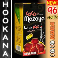 Authentic Coco Nara Mazaya 96 Hookah Coconut Coals + $0 SHiP