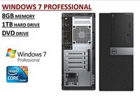 Dell Optiplex 3040 MT Business Desktop PC ~ Intel i5-6500 Quad Core ~ 8GB RAM ~ 1TB 7200 RPM HDD ~ DVD Drive ~ Windows 7 Professional.