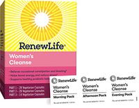 Renew Life Women's Cleanse - 3-Part, 14-Day Program - Dairy Free - Helps Boost Energy and Reduce Stress - 14 Daily Strip Packs (Packaging May Vary)