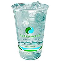 Fabri-Kal 9509209.05 Greenware 20 Ounce Compostable Cup - 1000 / CS