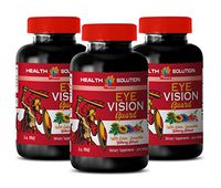 Vision Care Supplements - Eye Vision Guard (with Lutein, ZEAXANTHIN and Bilberry Extract) - Bilberry zeaxanthin - 3 Bottles (600 Softgels)