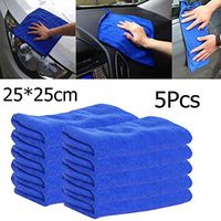 MinGe Microfiber Cleaning Cloth-Square Water Absorption Not Falling Hair Car Cleaning Towel 10PCS