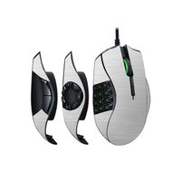 MightySkins Skin Compatible with Razer Naga Trinity - Cold Steel | Protective, Durable, and Unique Vinyl Decal wrap Cover | Easy to Apply, Remove, and Change Styles | Made in The USA