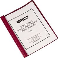 UNICO S-2150-510 User Manual for Model 2150 Spectrophotometer