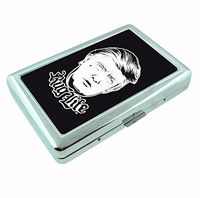 Rug Life R1 Hip Silver Cigarette Case Id Holder Metal Wallet 4" X 2.75" RFID Protection