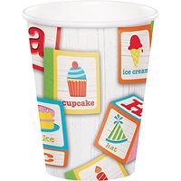 Creative Converting 329336 ABC Birthday 96-Count 9-Ounce Hot/Cold Paper Cups