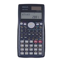 KKmoon Scientific Calculator Counter 401 Functions Matrix Dot Vector Equation Calculate Solar and Battery Dual Powered 2 Line Display Business Office Middle High School Student SAT/AP Test Calculate
