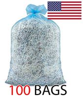 Ox Plastics 39 Gallon Recycle Trash Bags, 32 X 37, 1.5 mil Strength, MADE IN USA (Blue, 100)
