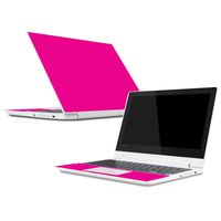 Mightyskins Skin Compatible with Lenovo Chromebook C330 (2018) - Solid Hot Pink | Protective, Durable, and Unique Vinyl Decal Wrap Cover | Easy to Apply, Remove, and Change Styles | Made in The USA