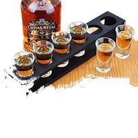 WENXINJIA  6 Set wine cup glass cup bullet to swallow wine bar cocktail glasses household