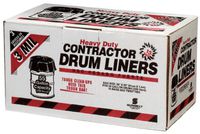 Tuffsak 1124883 55 Gallon Contractor Drum Liners 15 Count