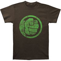 Impact Incredible Hulk Men's Fist Bump Slim Fit T-Shirt XXX-Large Coal Black