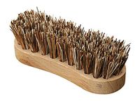 REDECKER Union Fiber Scrub Brush with Untreated Beechwood Handle, 4-3/4-Inches