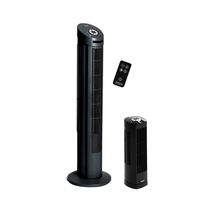 Seville Classics UltraSlimline Tower Fan Combo Pack, Black