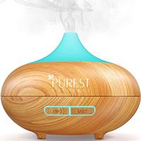 Essential Oil Diffuser - Best Cool Mist Electric Aroma Spa Ultrasonic Aromatherapy Humidifier - Auto Shut-Off & 7 Color LED Lights Engrain