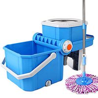 Cleaning Tools Spin mop Mop Bucket Set vileda mop and bucket set home with bucket mop Hand-free mop (Color : Blue, Size : 532732cm)