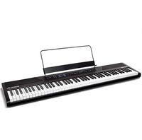 Alesis Recital | 88 Key Beginner Digital Piano / Keyboard with Full Size Semi Weighted Keys, Power Supply, Built In Speakers and 5 Premium Voices (Amazon Exclusive)