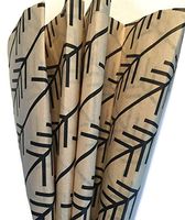 Printed Tissue Paper for Gift Wrapping with Design (Black Arrows on Kraft) - Decorative Gift Tissue Paper, 24 Large Sheets (20x30)