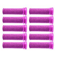 Foot Solutions Super Coarse Emjoi Micro Mineral Replacement Rollers Compatible with Emjoi Micro-Pedi Callus Remover (10 Pack-Purple)