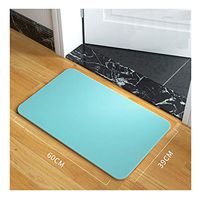 GHHZZQ Bathtub Mat Quick Drying Non-Slip Absorbing Water Diatomite Shower Room Foot Pad Bathroom Rugs, 5 Colors, 0.9 cm Thick, Multiple Sizes (Color : Green, Size : 39x60cm)