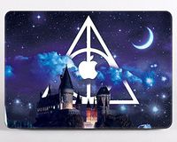 Modo Design Hogwarts Case for MacBook Pro 15 NEWEST Release 2017 & 2016 A1707 with Touch Bar Harry Potter Case Mac Book 15 inch Cover Macbook Pro 15 Laptop Deathly Hallows Symbol Case MA2169