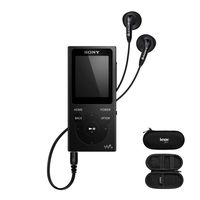 Sony NW-E394 Walkman 8GB Digital Audio Player (Black) with Knox Gear Hardshell Case